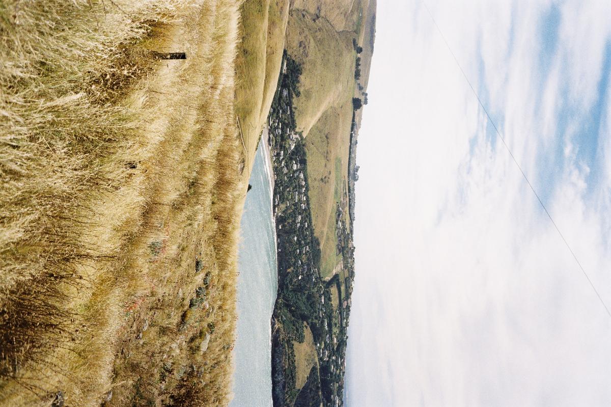 Harriet Graham;Taylors;Overlooking into Taylors Mistake, Christchurch. Shoot on film   Kodak Gold 200