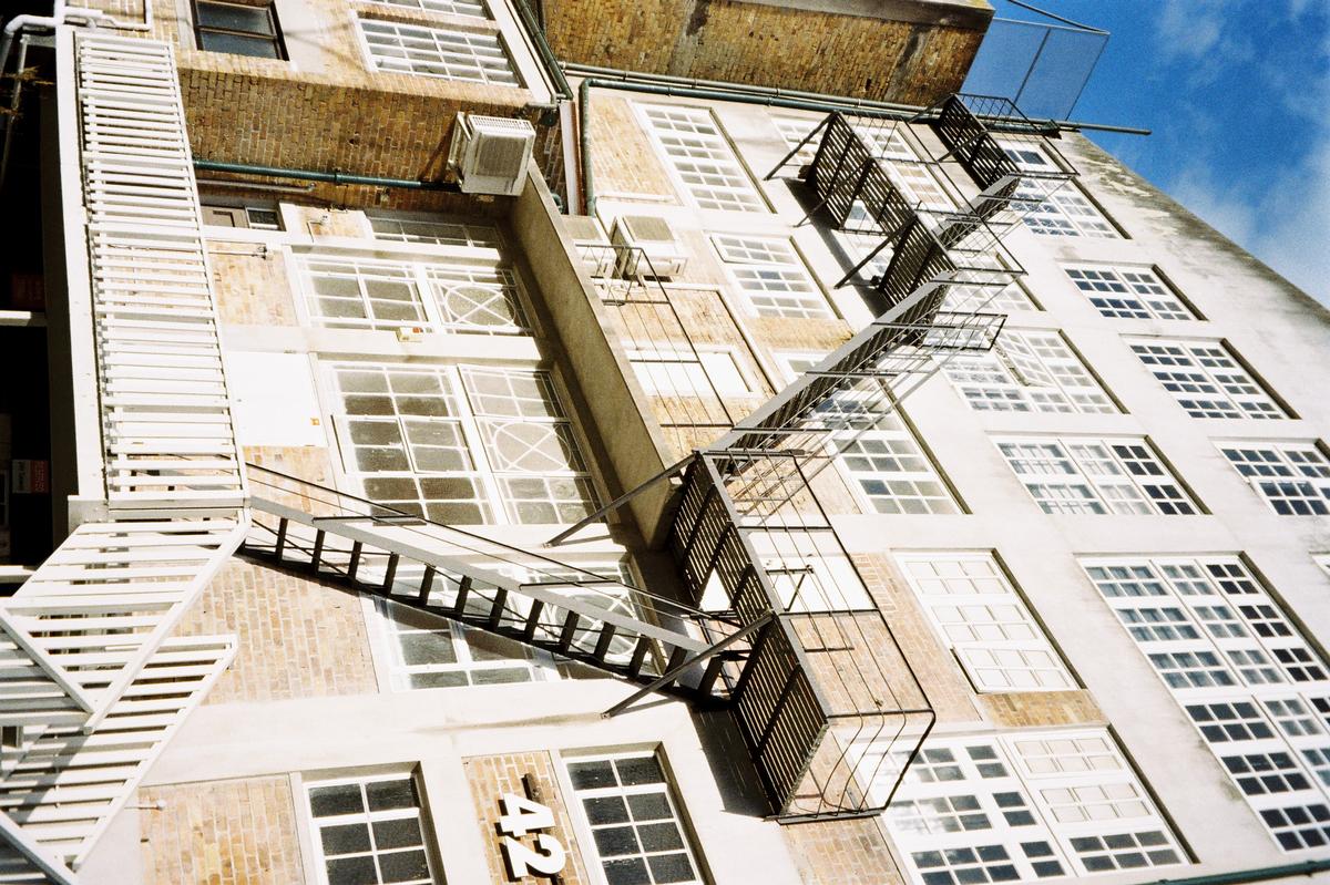 Harriet Graham;42 Steps;Shot on film   Kodak Gold 200. In the side streets of Auckland Centeral