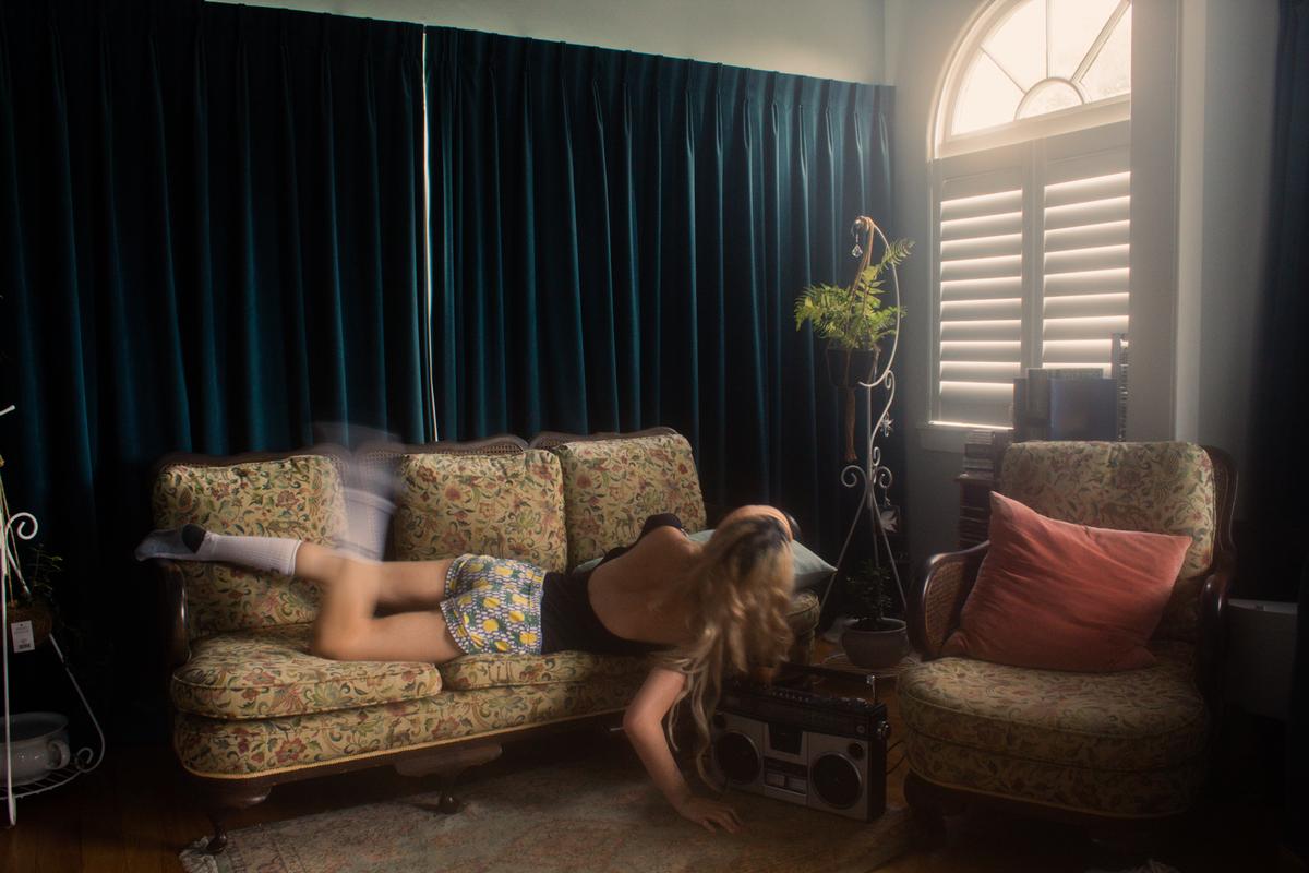 Paris Munro;Trapped Dispositions;This work is apart of a series which portrays nascent womanhood and the confusion when coming of age.
