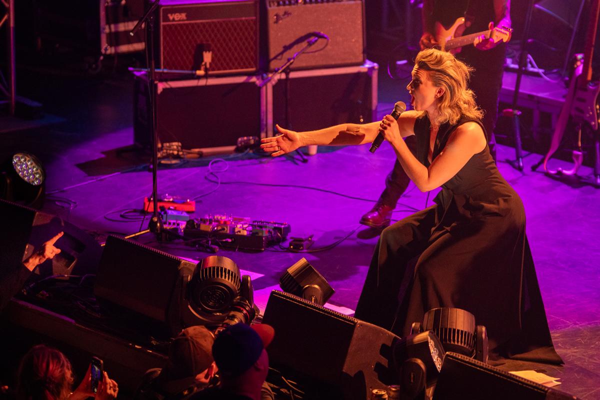 Stella; Julia Deans   Come Together;Julia showing some love to an audience member.