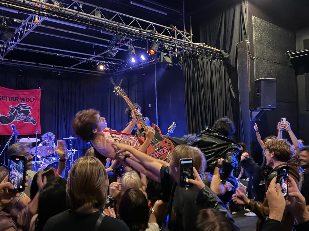 Bruce Davis;Guitar Wolf mosh;Waiheke Island 2025