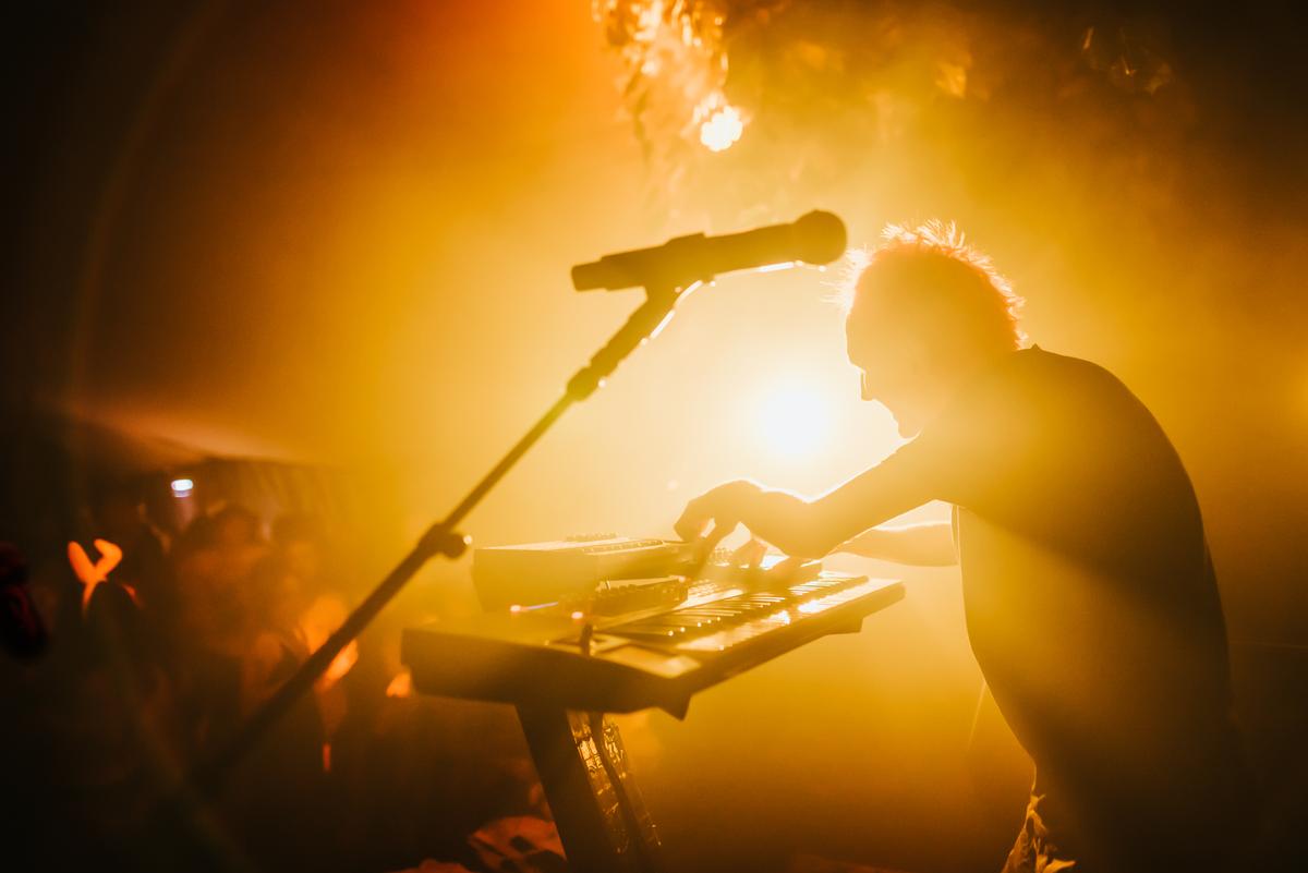 Mili Villamil;Pitch Black at Earth Beat Festival;Legendary Aotearoa electronic artist on a live performance