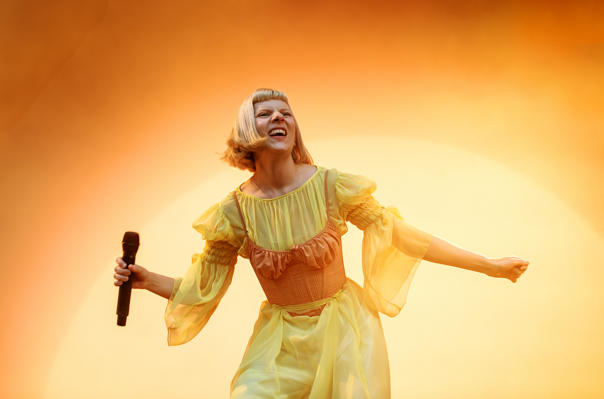 Venla Shalin;AURORA;Aurora performs on stage