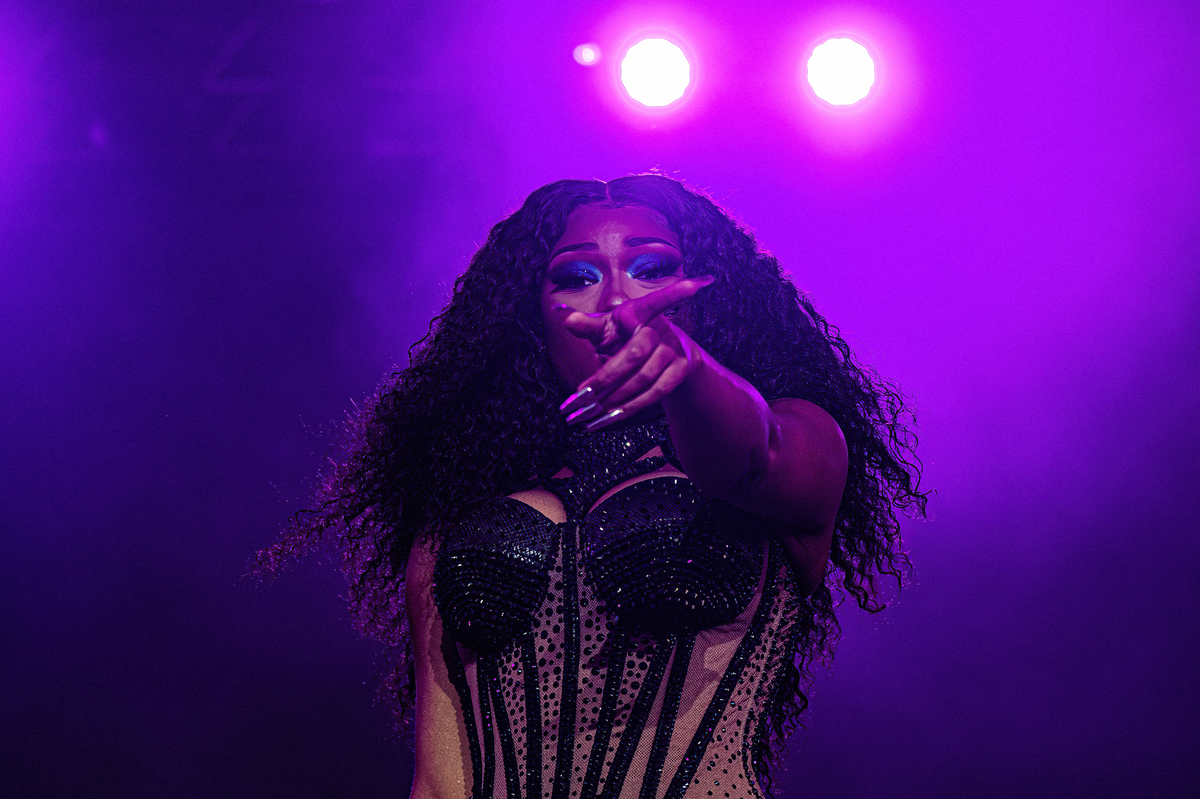 Venla Shalin;Megan Thee Stallion;Megan Thee Stallion performs on stage
