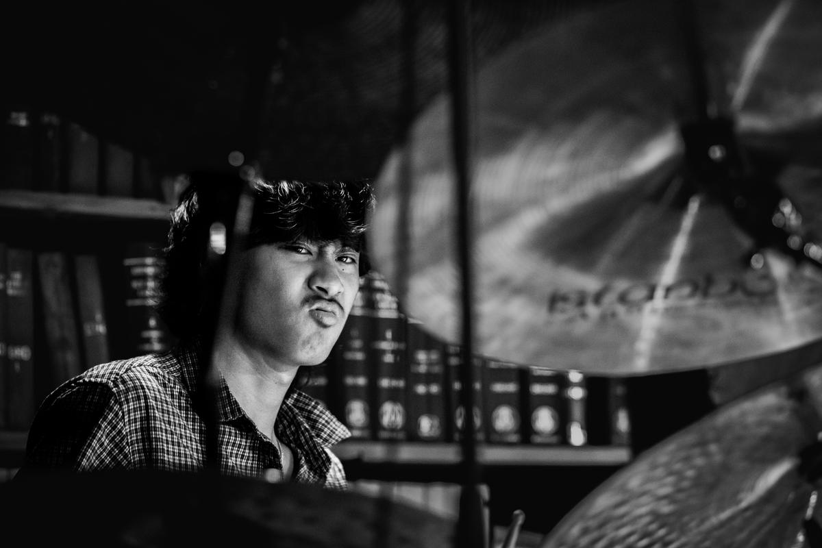 Andy Russell;Hayden Lam;A moment of pure flow state stankface. Shot at Meow (Wgtn) for Imani J