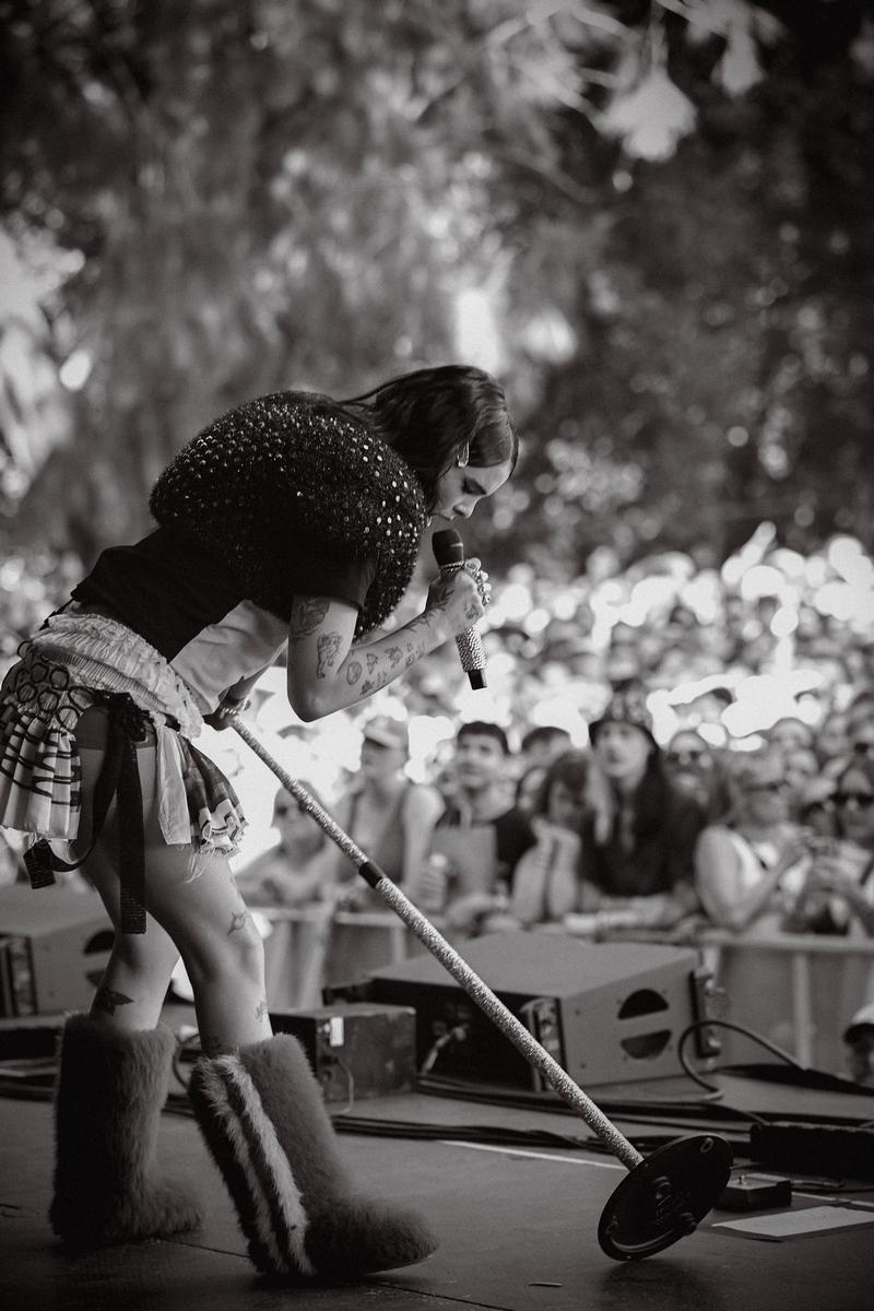 Nico Rose; BENEE at Laneway Festival '26; Shot from the stage at Laneway Festival '26