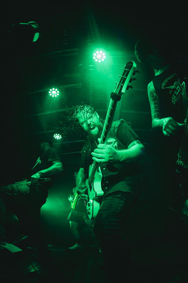 Bevan Triebels; Possessed; Omega ripping through their set at the Embankment Tavern