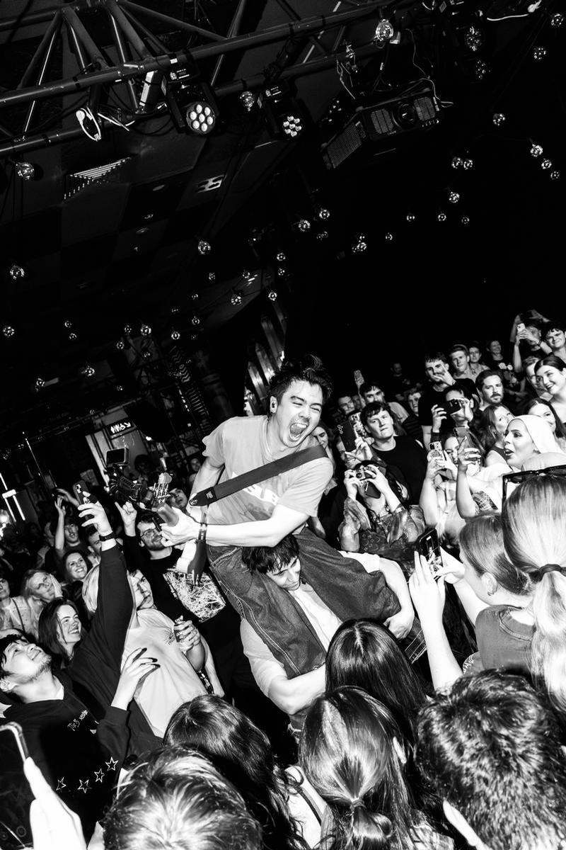 Chloe Tredgett; Coast Arcade by Chloe Tredgett;Leo from Coast Arcade on a friends shoulders