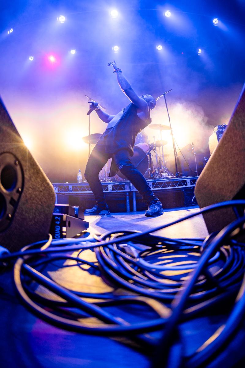 Bevan Triebels; Elidi and Cables;Dan in trance mode as I detangle myself from all the cables