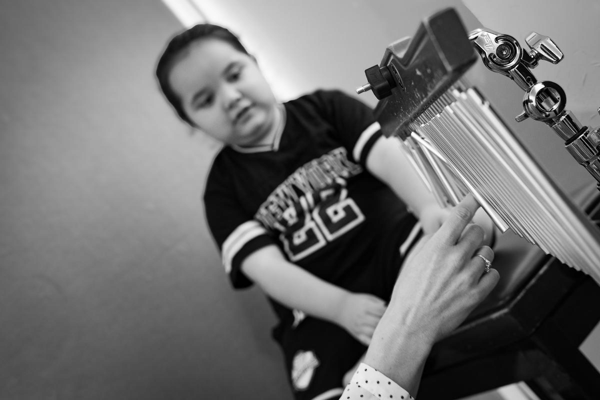 Francesca Brugnoli;The magic of music therapy.;Photo Essay: The magic of music therapy. Originally produced for E Tangata, this documentary photo essay explores connection and healing through music therapy.