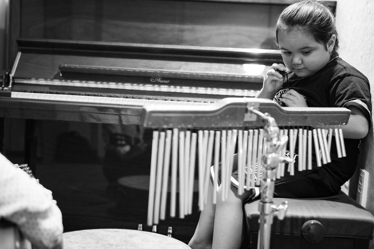 Francesca Brugnoli; For children like Dean, it’s in these safe places that magic can happen; Dean during a music therapy session at the Raukatauri Music Therapy Centre in Auckland. Originally produced for E Tangata, this documentary photo essay explores connection and healing through music therapy.