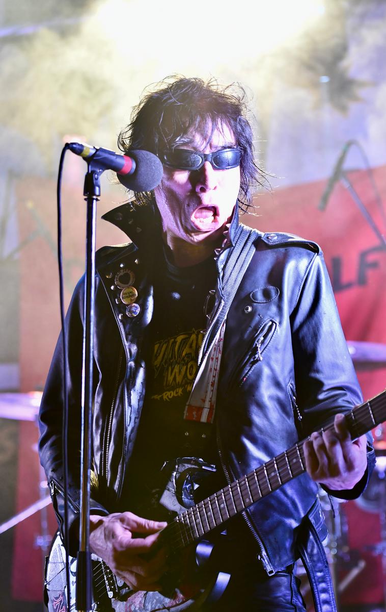 John Flatt; Guitar Wolf More Jet Tour;seen at Smash Palace, Gisborne