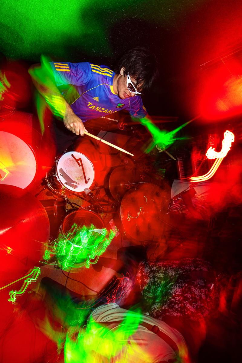 Lee;Colour Drums; Ezra Ruka for Le Max. Long Exposure and Flash. Minimal edits.