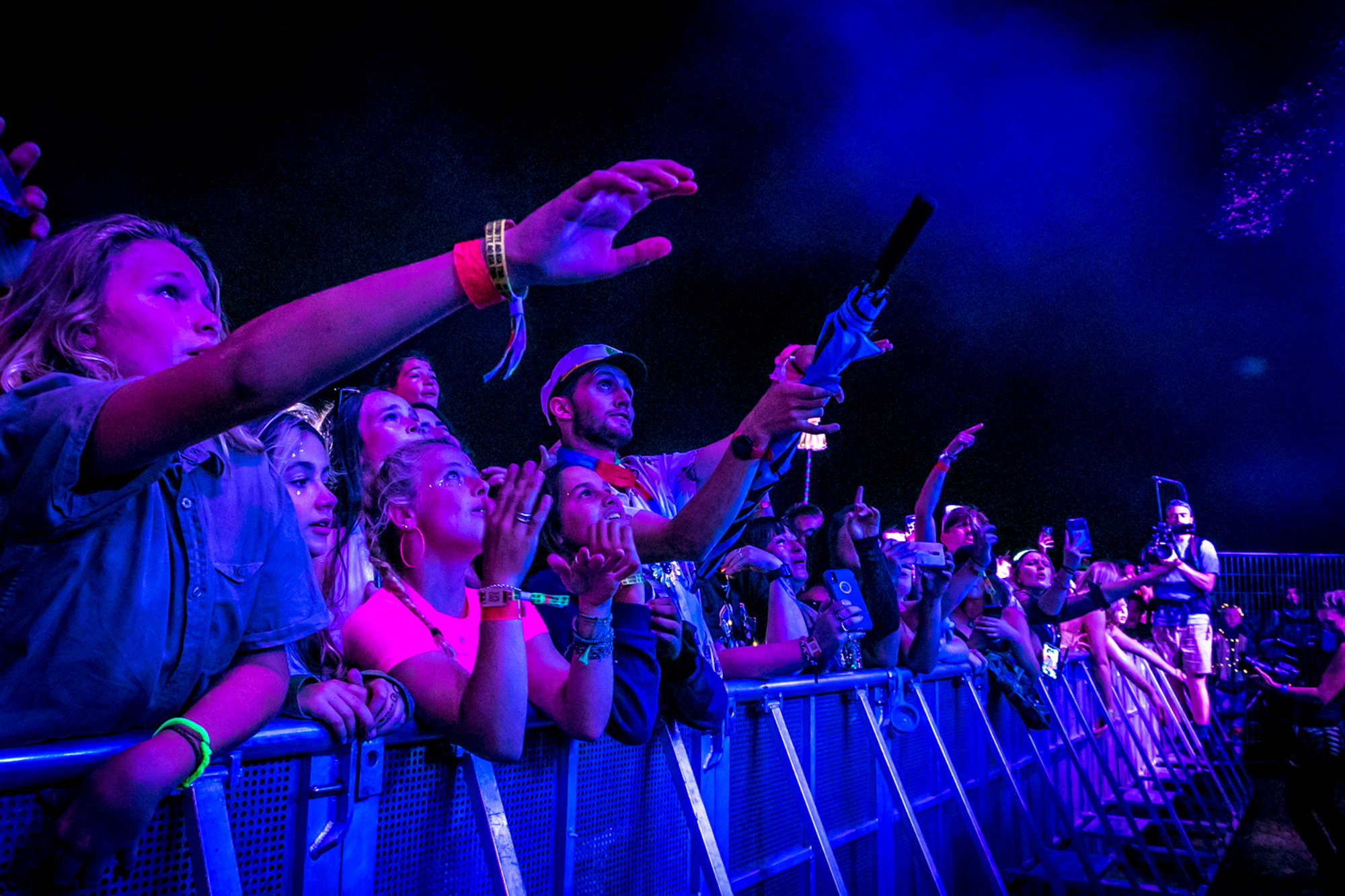 Serena Stevenson Fans Benee At Splore Music Festival