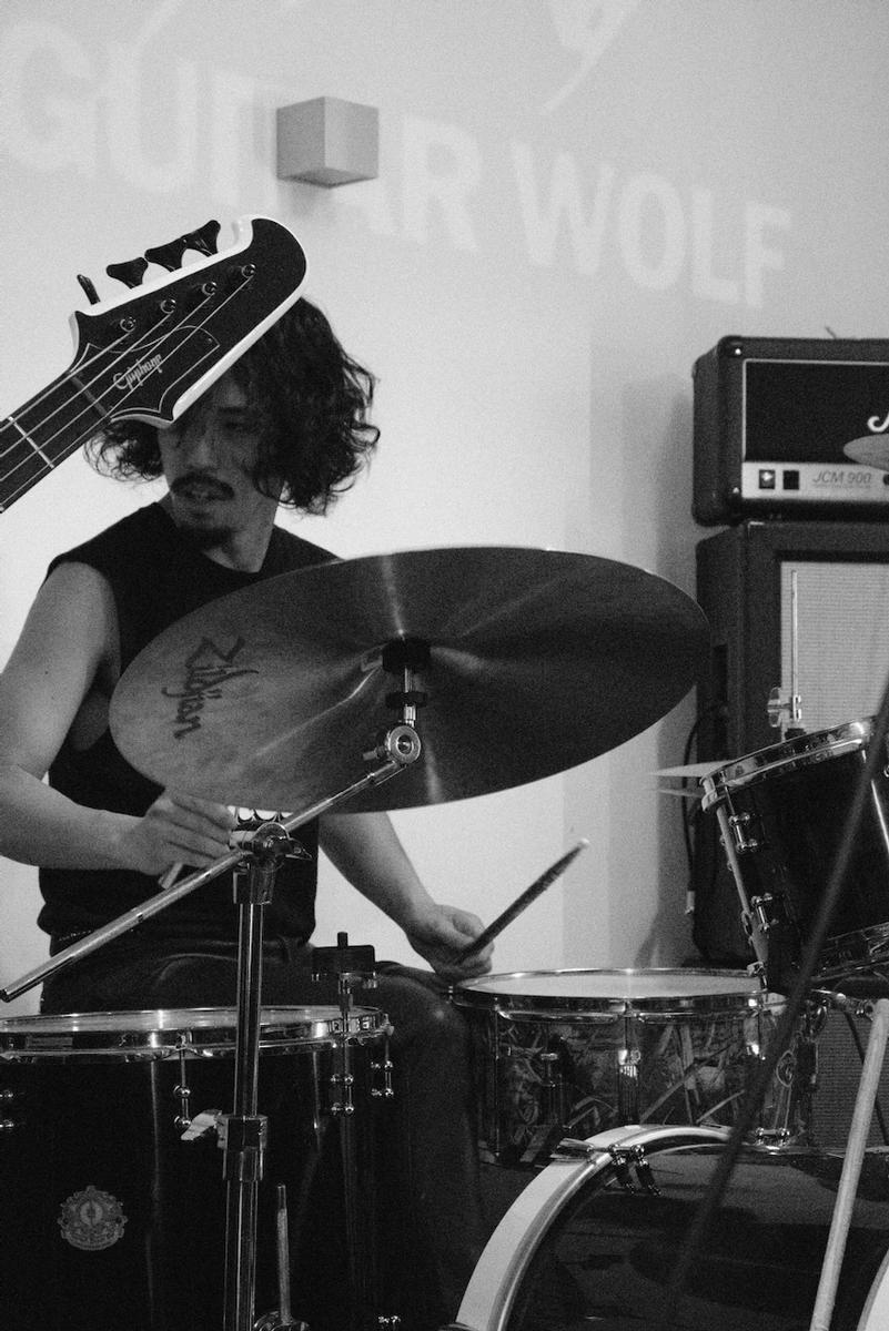 Tony Miles; Guitar Wolf #7;Threes and Sevens Records, Invercargill 8th March 2025 / for best photo essay category