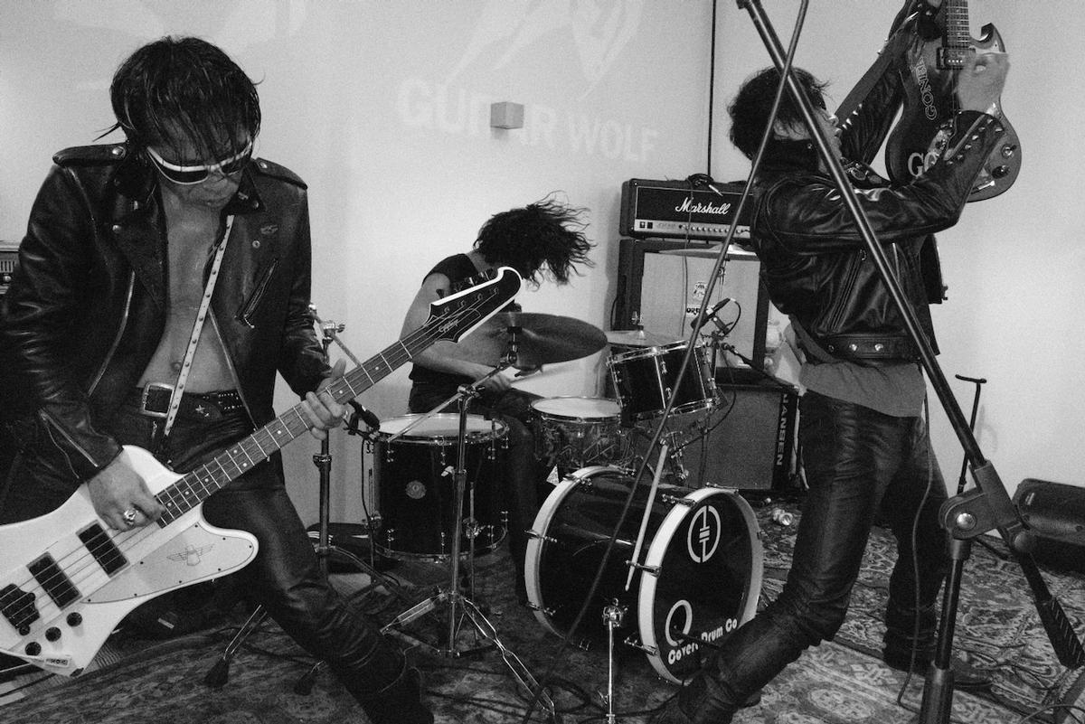 Tony Miles; Guitar Wolf #8;Threes and Sevens Records, Invercargill 8th March 2025 / for best photo essay category
