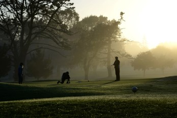 Maria Hyun;Early Morning on the Waitemata Golf Course