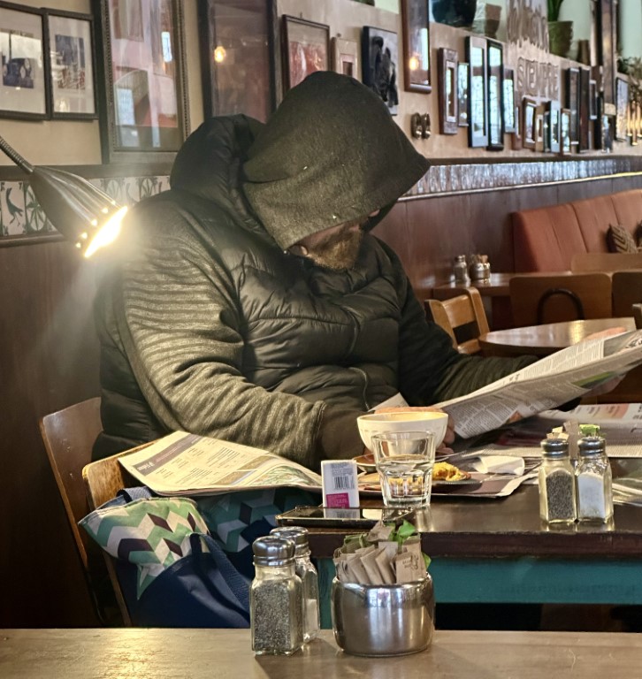 12 Lynn Clayton   Coffee And Paper At Your Local Cafe