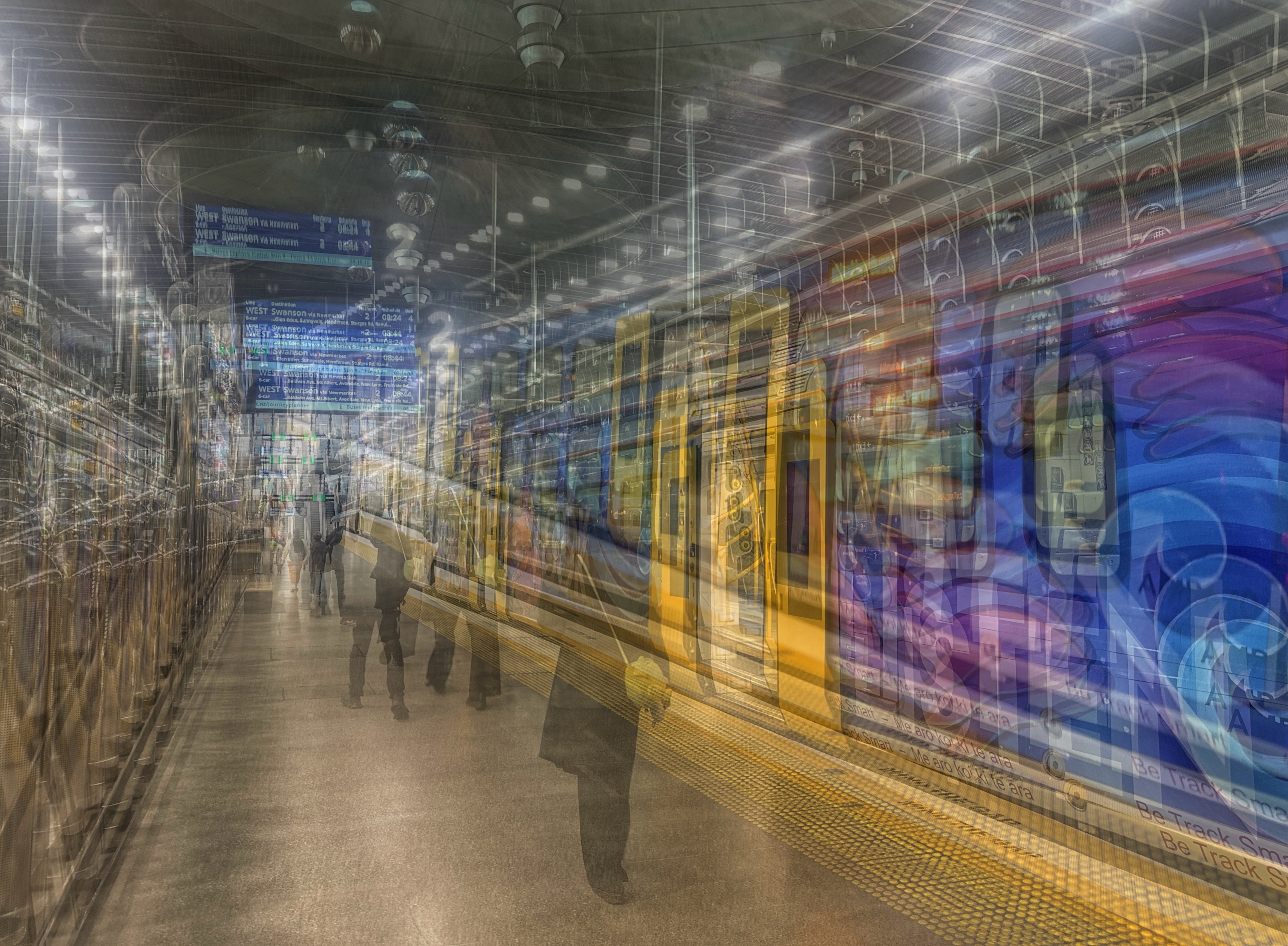 Lynn Clayton; Train to Britomart Station